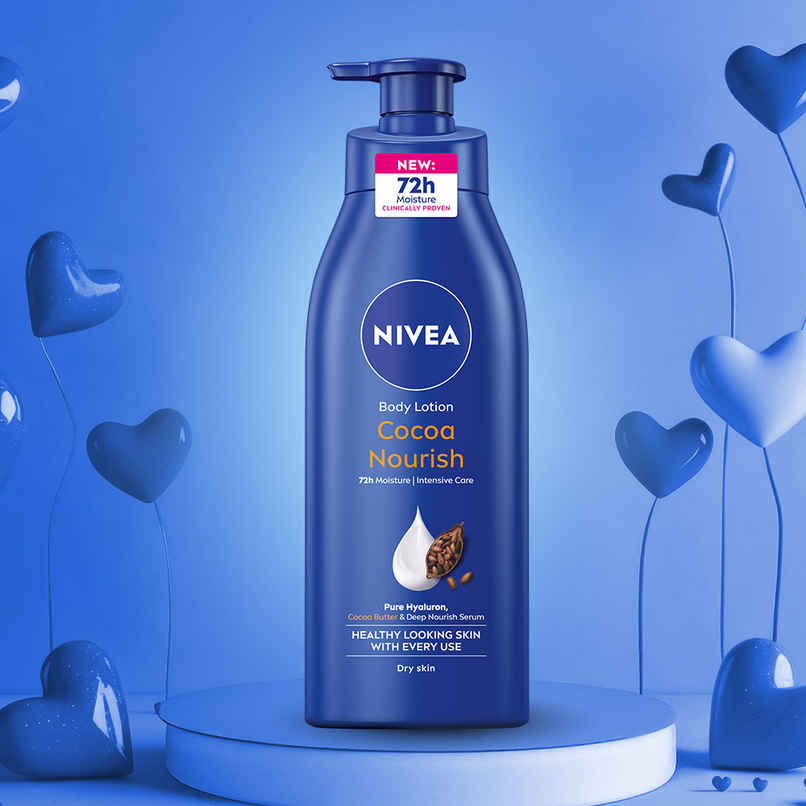 NIVEA Cocoa Nourish Body Lotion|Deep Moisture Serum|Non Greasy|Moisturiser For Very Dry Skin