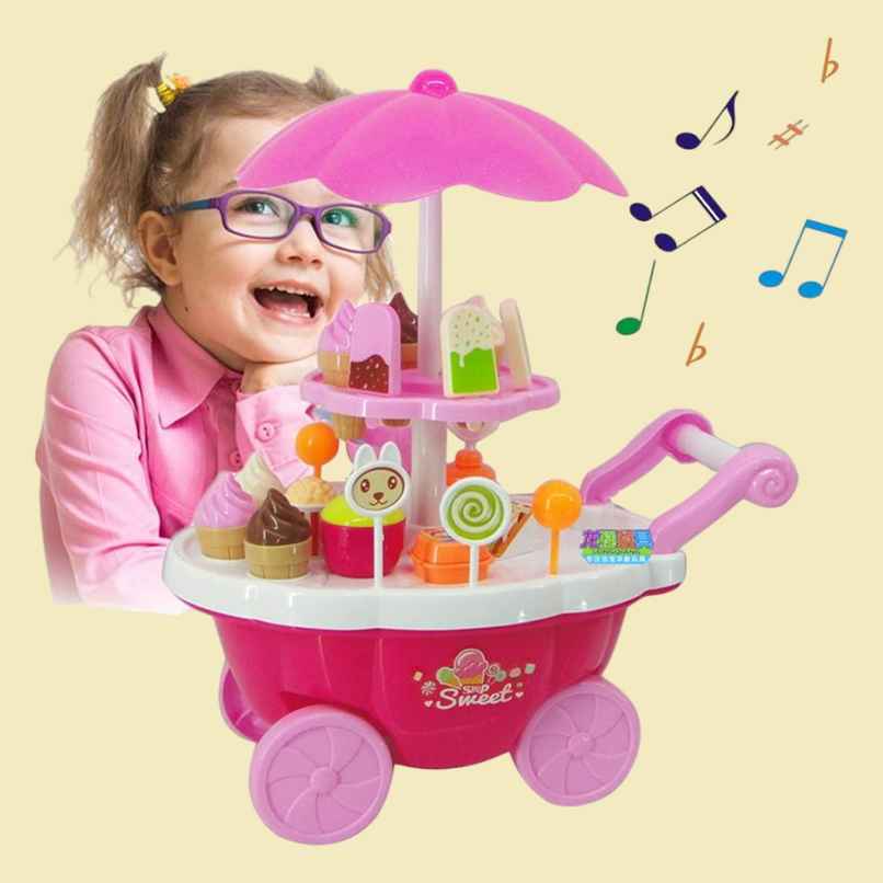 Wembley Household Pretend Play Set Appliances Accessories (Ice Cream Set)