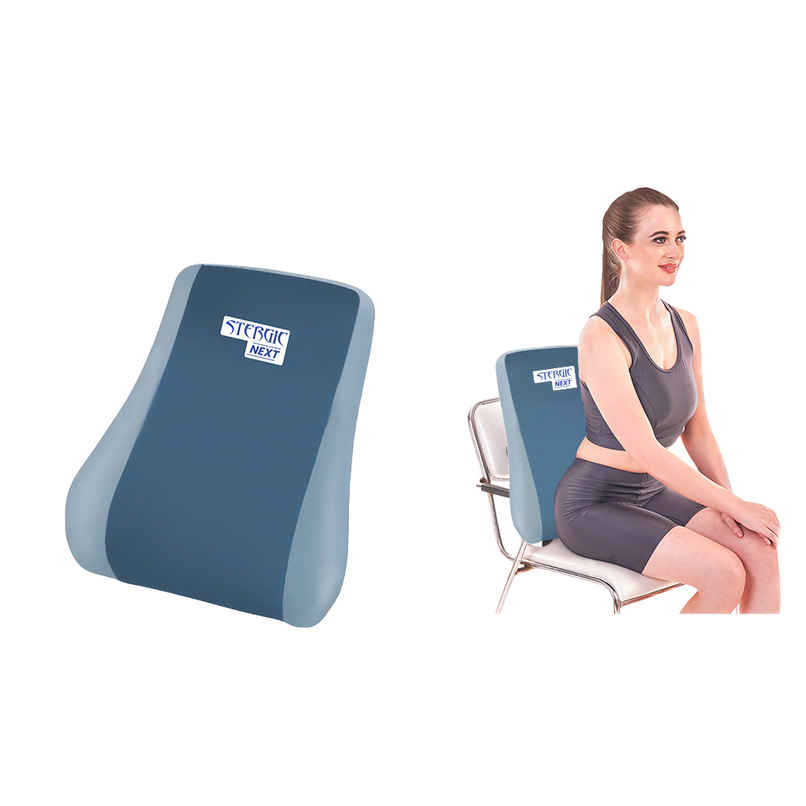Stergic Next Memory Foam Lumbar Support For Chair, Back Rest