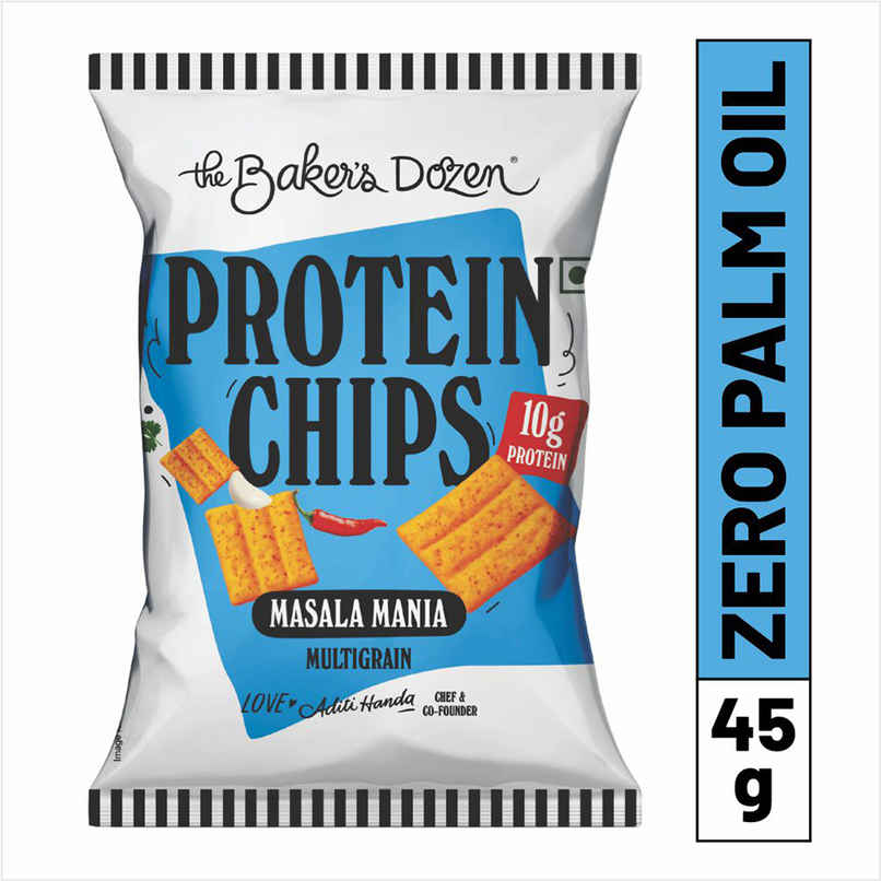 The Baker's Dozen Protein Chips - Masala Mania