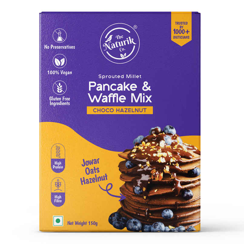 The Naturik Co High Protein Millet Pancake | Hazelnut