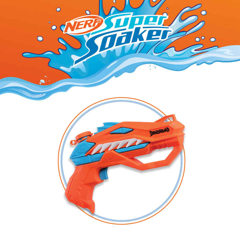 Hasbro Nerf Super Soaker DinoSquad Raptor-Surge Water Blaster