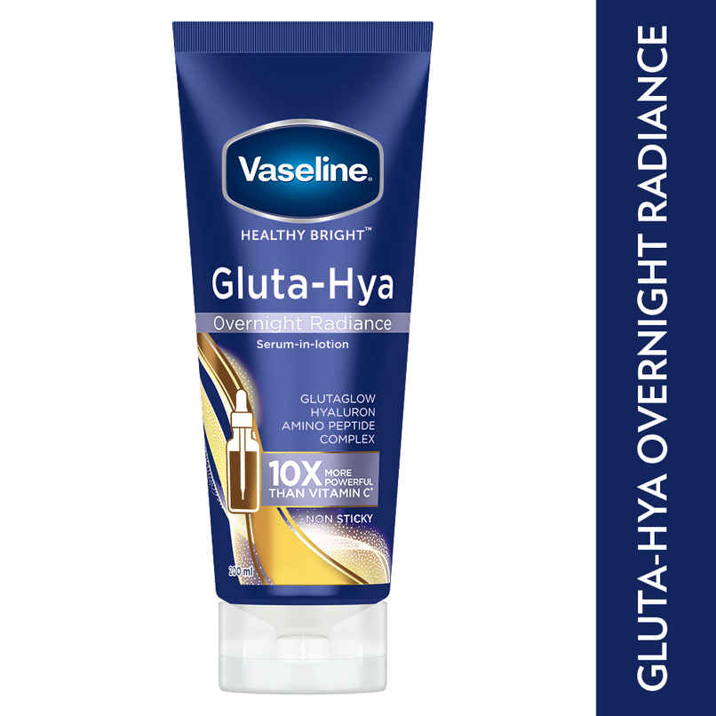 Vaseline Gluta-Hya Overnight Radiance, Serum-In-Lotion,With Amino Peptide And Glutaglow