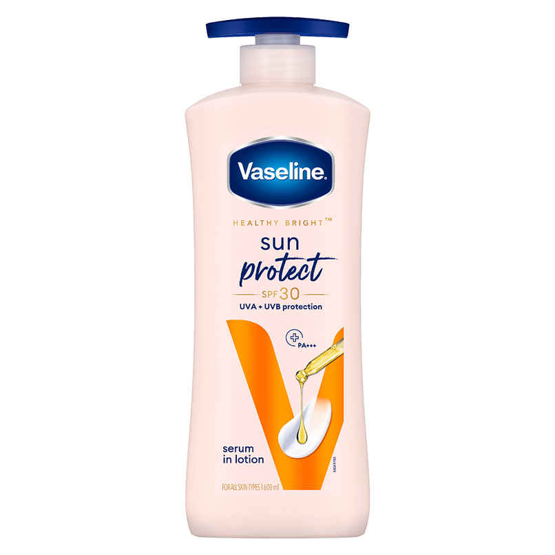 Vaseline Sun Protect Spf 30 Body Lotion, Reduces Tan Lines In 7 Days, Uva + Uvb Pa+++