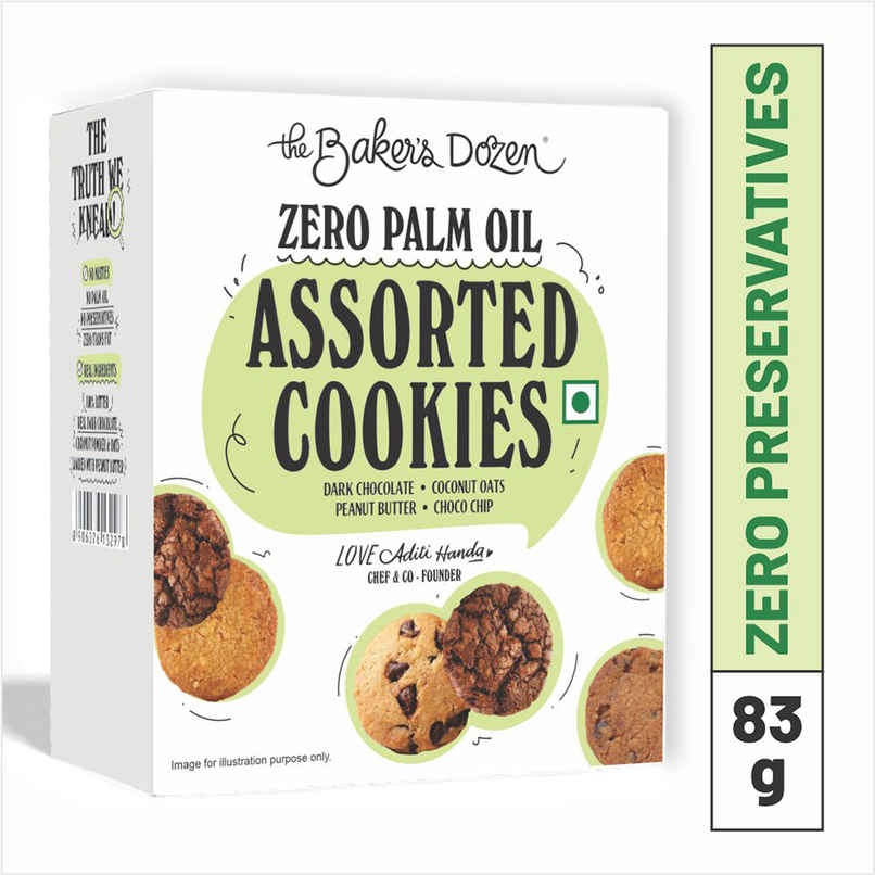 The Baker's Dozen Assorted Cookies | Dark Chocolate, Coconut Oats & Peanut Butter Cookies
