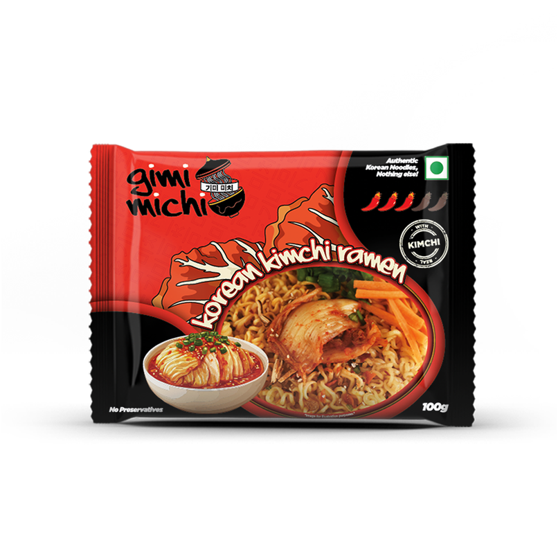 Gimi Michi Korean Kimchi Ramen Instant Noodles