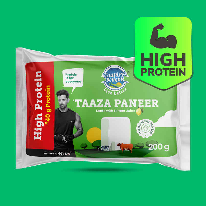 Country Delight 40g Protein Taaza Paneer
