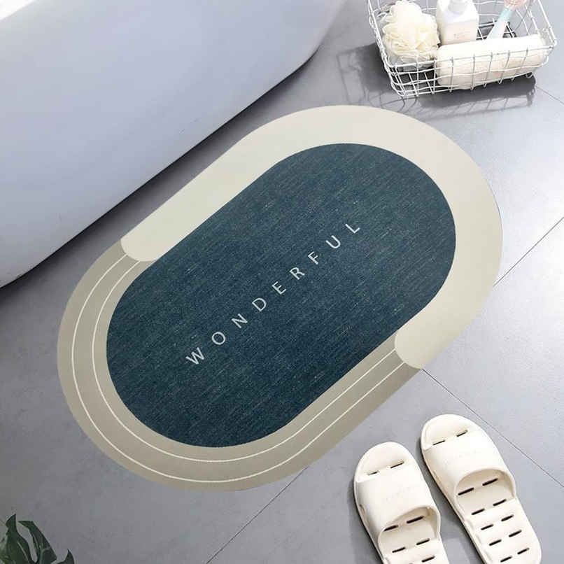 Status Silicon Anti- Skid Bath Mat | 38 x 58 cm - Wonderful | Assorted