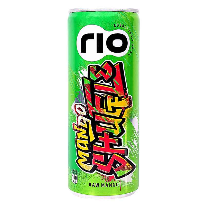 RIO Raw Mango Bubbly Fruit Drink Can | Tangy & Fizzy