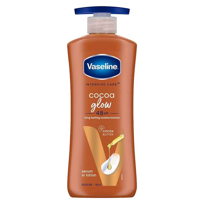 Vaseline Cocoa Glow Serum In Lotion100% Pure Cocoa & Shea Butter For Glowing & Soft Skin