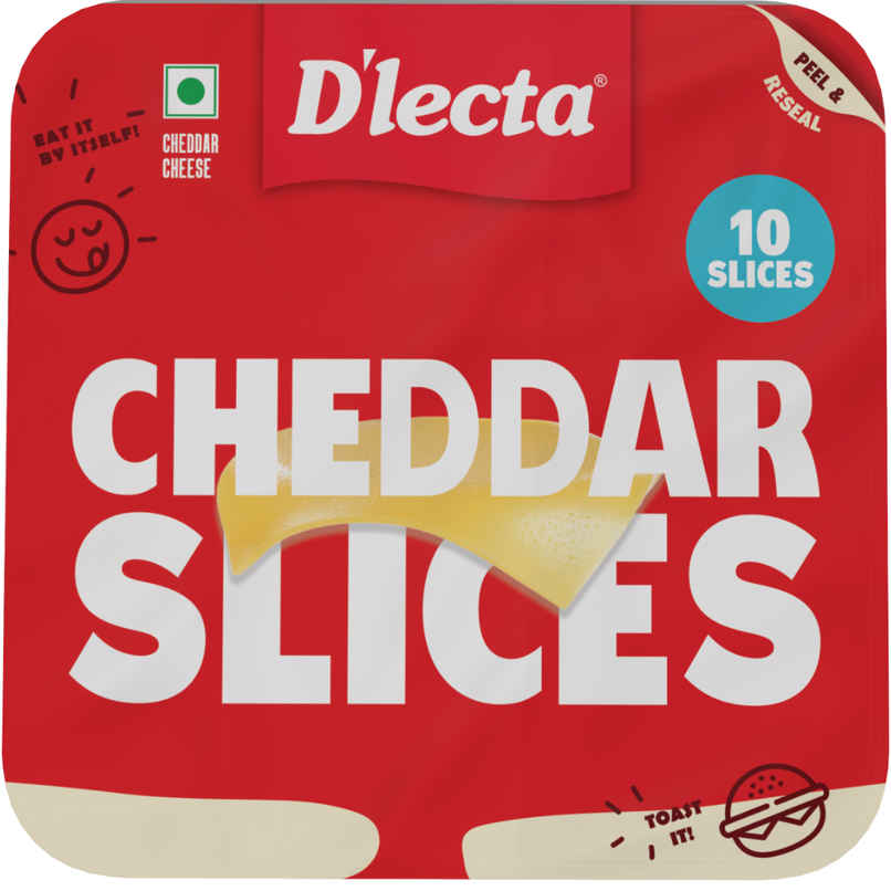 D'lecta Real Cheddar Cheese Slices