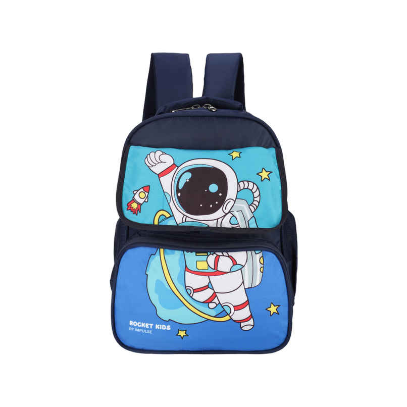 Impulse Astronaut I Stylish & Trendy Laptop Backpack | Blue - 27 L