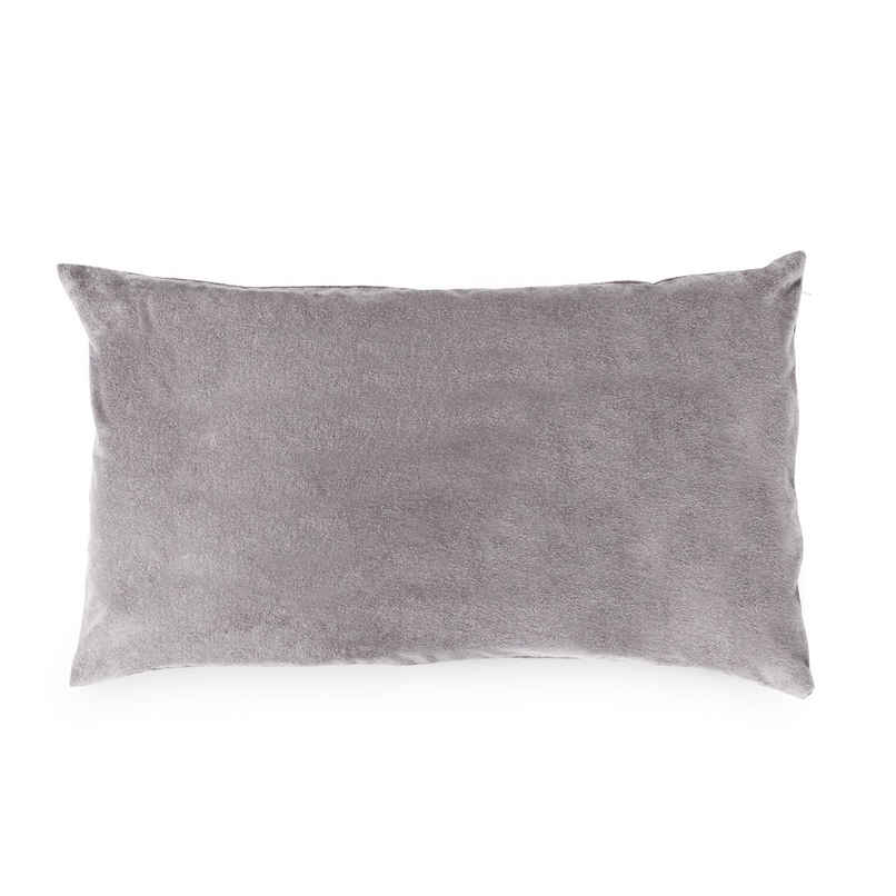Wakefit 28x18 inch Long Pillow Protector | Terry Cotton | 2 pcs | Grey | Zipper