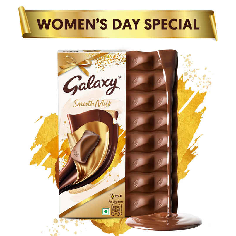 Galaxy Smooth Milk Women's Day Special Chocolate Bar For Gifting