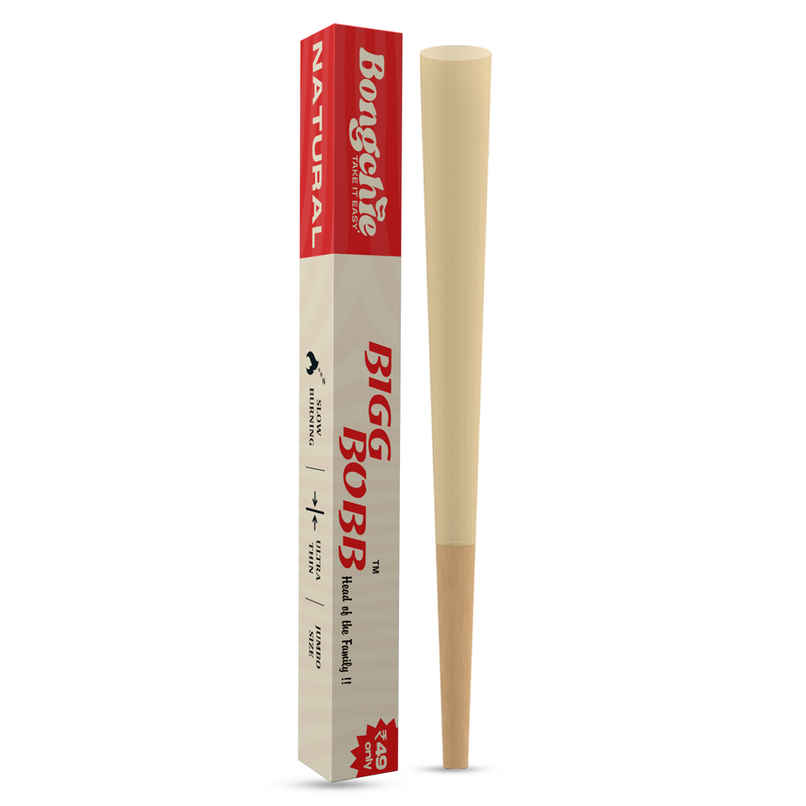 Bongchie Bigg Bobb Jumbo Size Pre Rolled Cone | Natural Bongchie Bigg Bobb Jumbo Size Pre Rolled Cone | Natural
