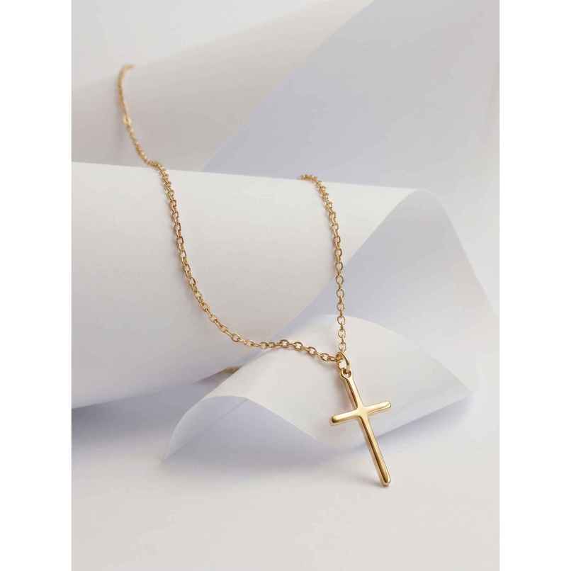 Palmonas Golden Cross Necklace