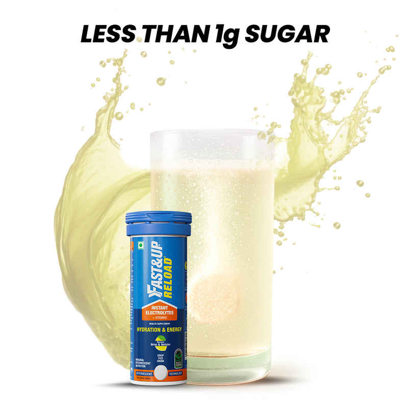 Fast&Up Reload Low Sugar Instant Hydration Drink Lime Lemon 10s