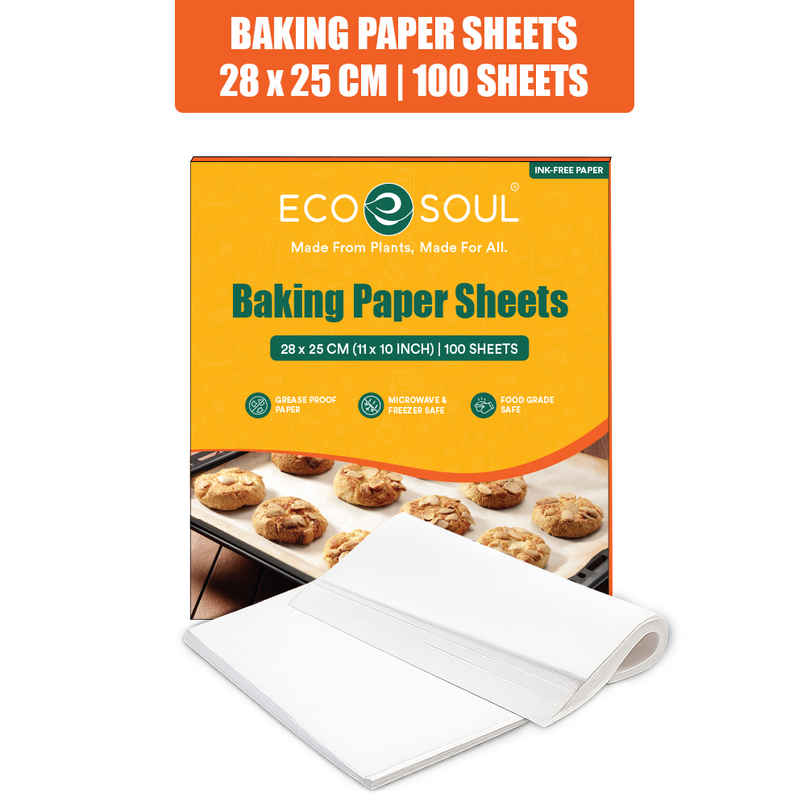 Eco Soul 11 x 10 inch, 100 Count, Baking Paper Sheet