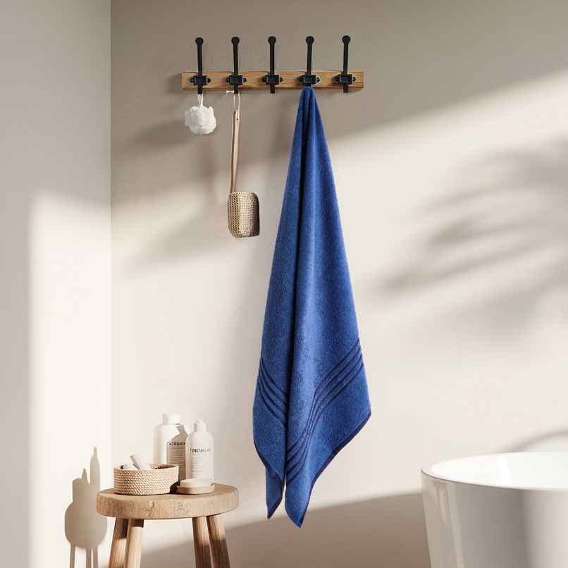 Haus & Kinder Bath Towel Oxford | Blue Haus & Kinder Bath Towel Oxford | Blue