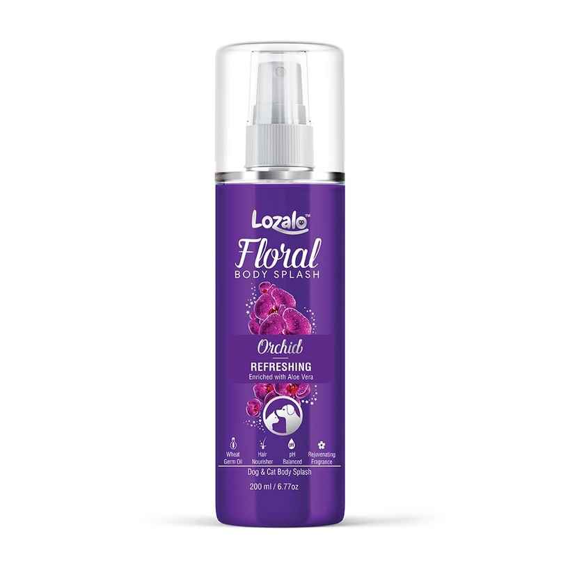 Lozalo Floral Pet Perfume | Orchid | Odour Eliminator | Aloe Vera - Wheat Germ Oil Lozalo Floral Pet Perfume | Orchid | Odour Eliminator | Aloe Vera - Wheat Germ Oil