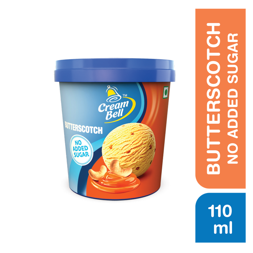Cream Bell Sugarfree Butterscotch Ice Cream Cup
