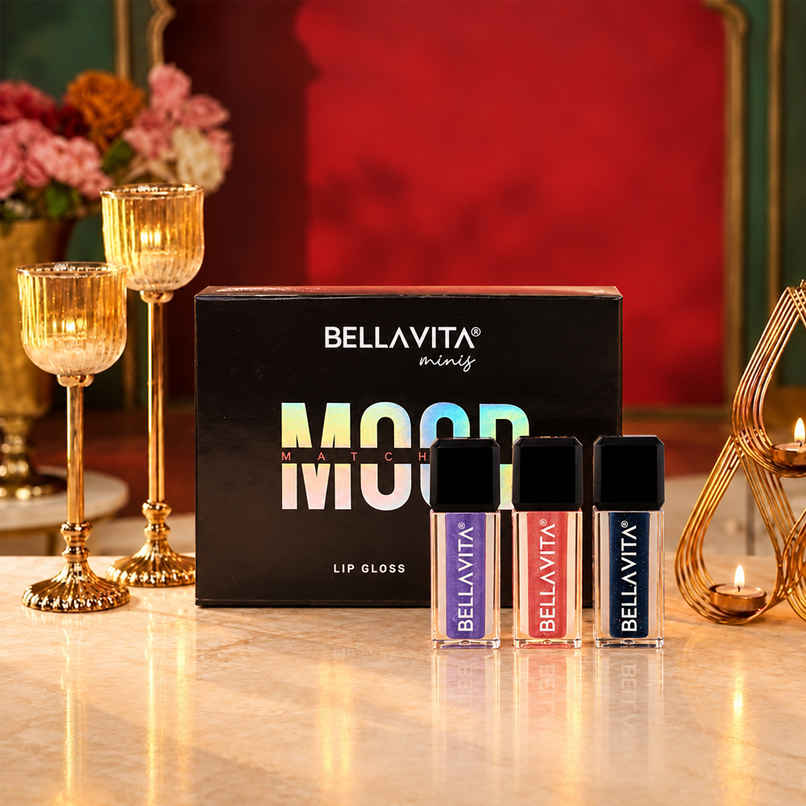 Bella Vita Mini Lip Gloss Set Of 3 | Gift Set | Color Changing Based On Ph | Hydrating & Non-Sticky Bella Vita Mini Lip Gloss Set Of 3 | Gift Set | Color Changing Based On Ph | Hydrating & Non-Sticky