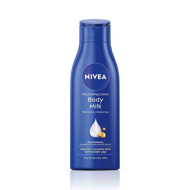 NIVEA Nourishing Body Lotion Body Milk|48 H Moisturization|2X Almond Oil|For Very Dry Skin