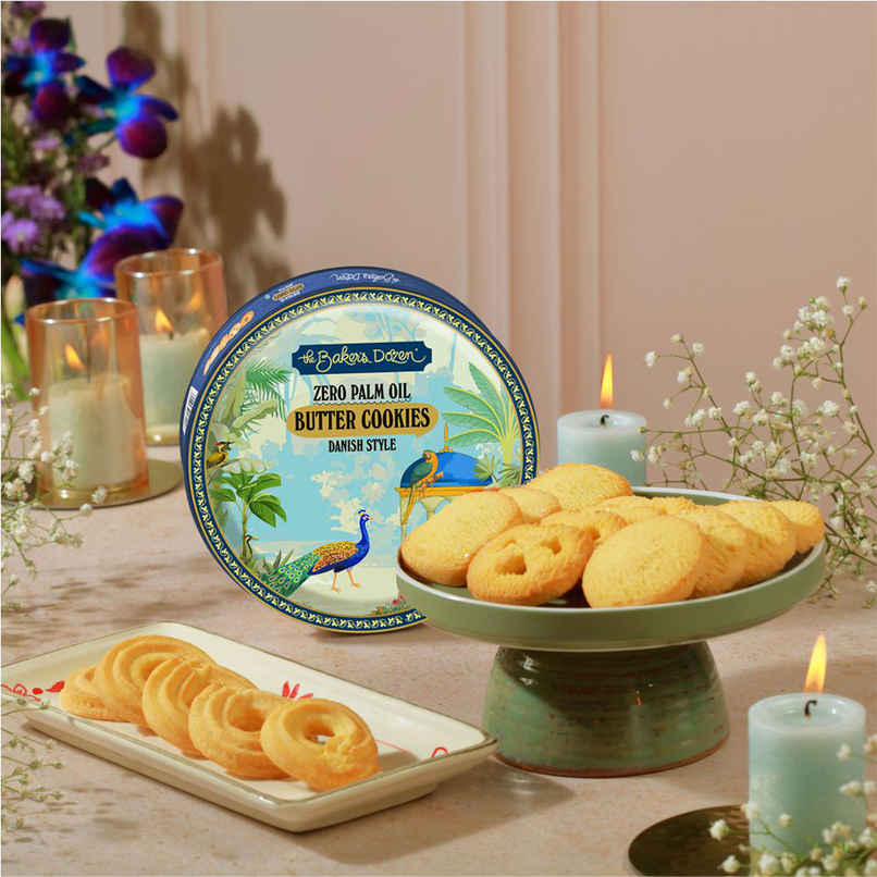 The Baker's Dozen Danish Style Butter Cookies - No Palm Oil