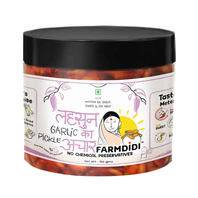 Farmdidi Garlic Pickle Farmdidi Garlic Pickle