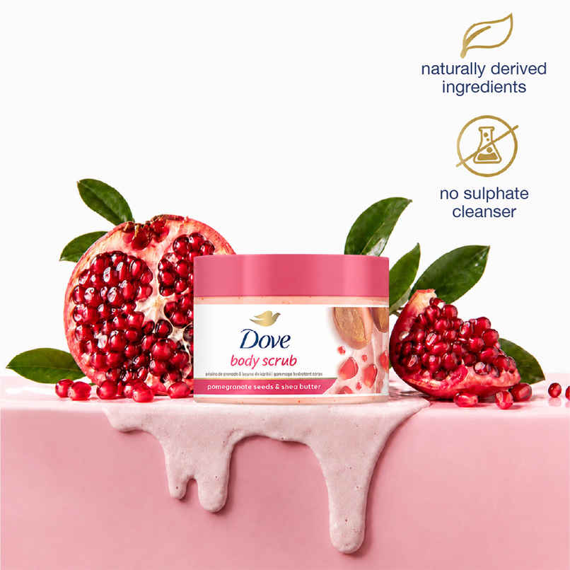 Dove Body Polish Scrub | with Pomegranate seeds | For Dry Skin | Get Nourished Skin Dove Body Polish Scrub | with Pomegranate seeds | For Dry Skin | Get Nourished Skin