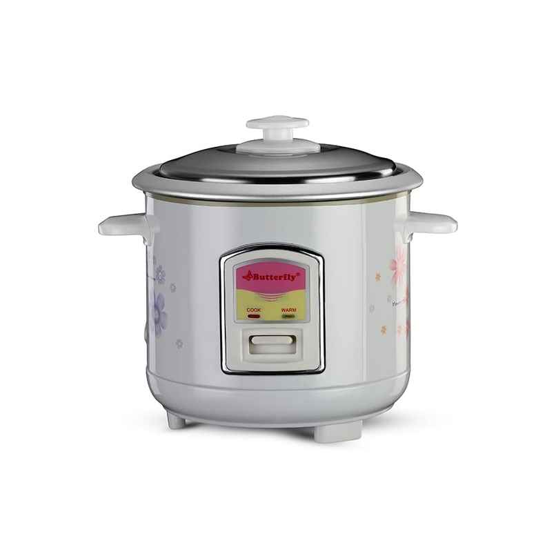 Butterfly Krc-08 Electric Rice Cooker, 0.6 Liter, White