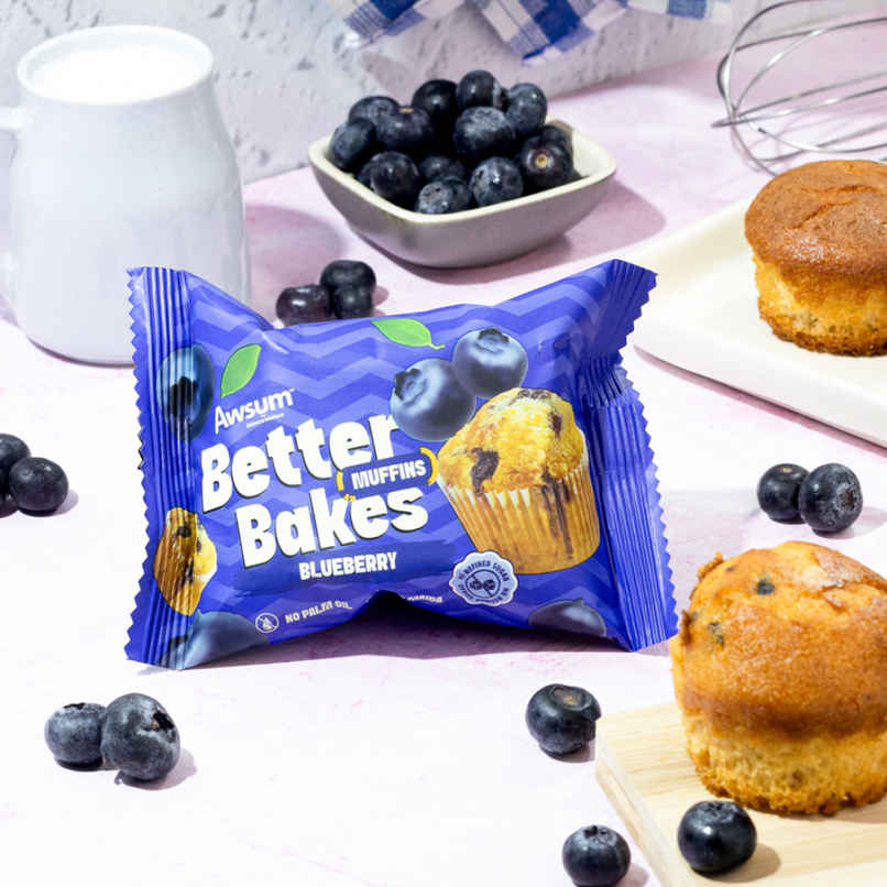 Awsum Better Bake Blueberry Muffin | Soft & Fruity Awsum Better Bake Blueberry Muffin | Soft & Fruity