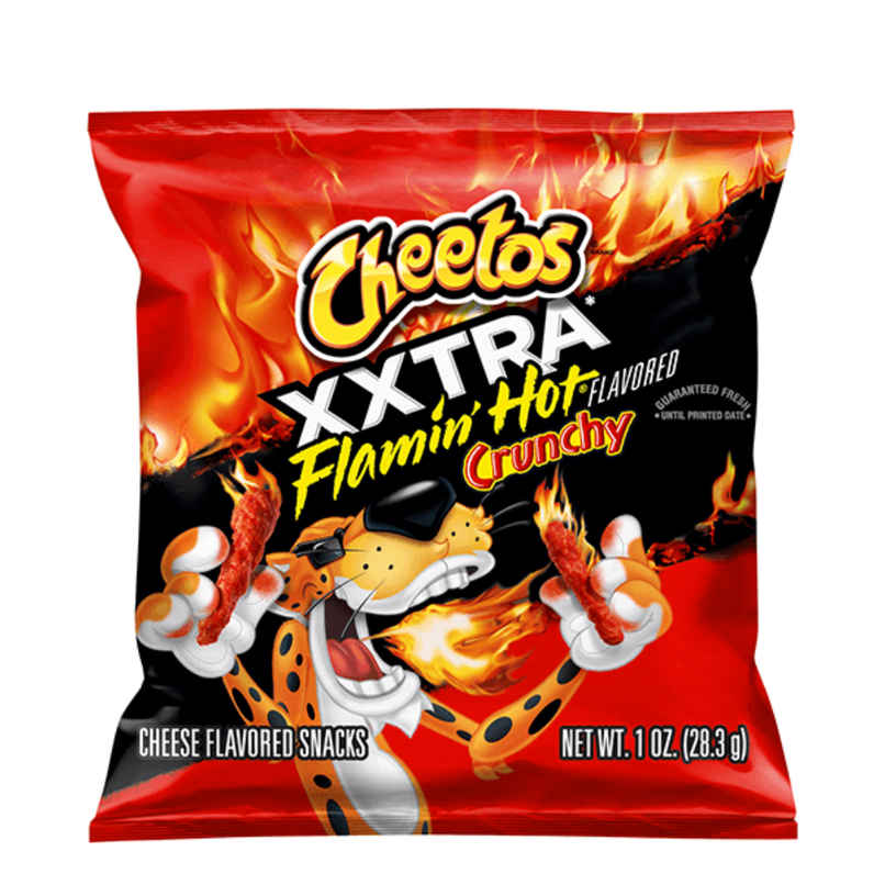 Cheetos XXTRA Flamin' Hot Crunchy Crisps Cheetos XXTRA Flamin' Hot Crunchy Crisps