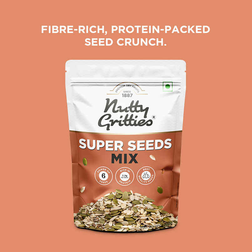 Nutty Gritties Super Seed Mix - Omega-3 & Protein-Rich