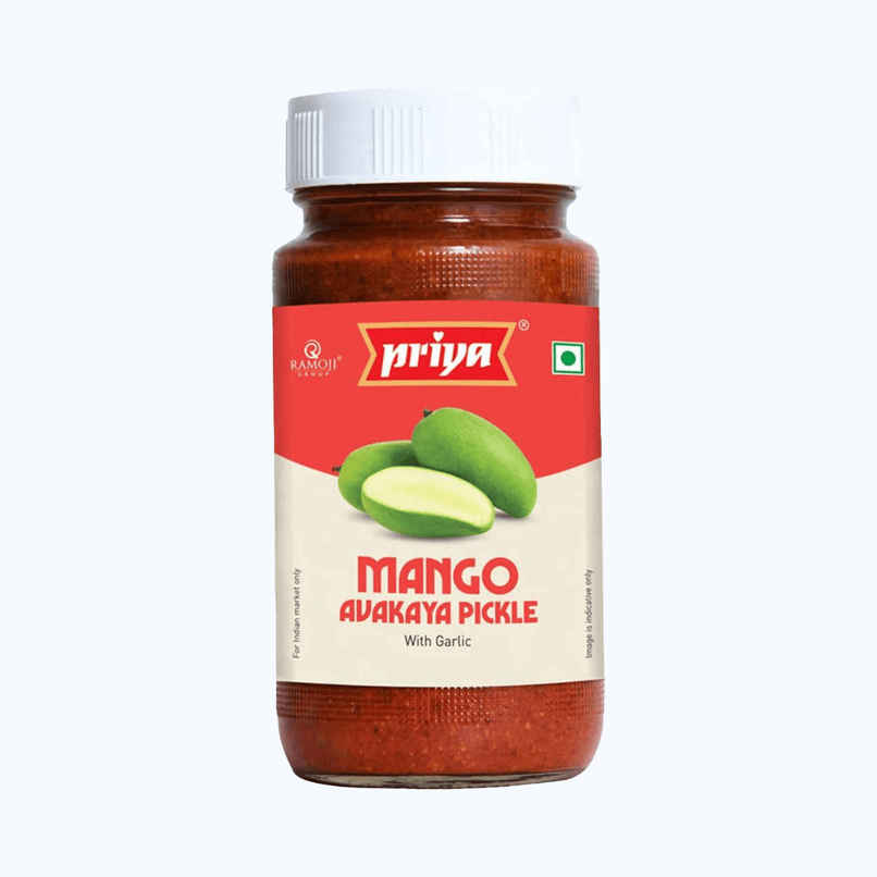 Priya Mango Avakaya Pickle With Garlic