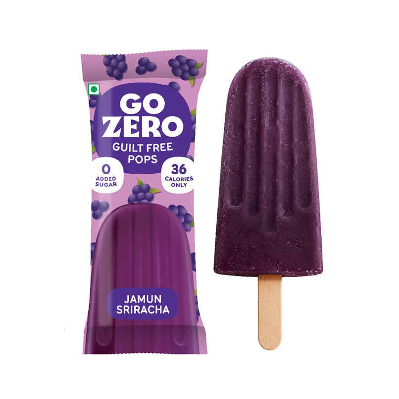 Go Zero Jamun Sriracha Guilt Free Fruit Pops