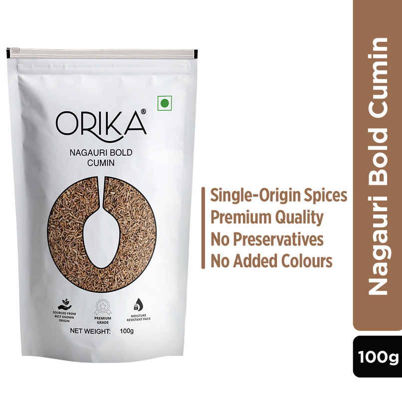 Orika Nagauri Cumin Whole | Sabut Jeera Pouch