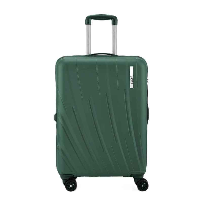 Safari Vamos Cabin Trolley Bag, 8 Wheels, Hard, Polypropylene | Dusk Green - 55cm