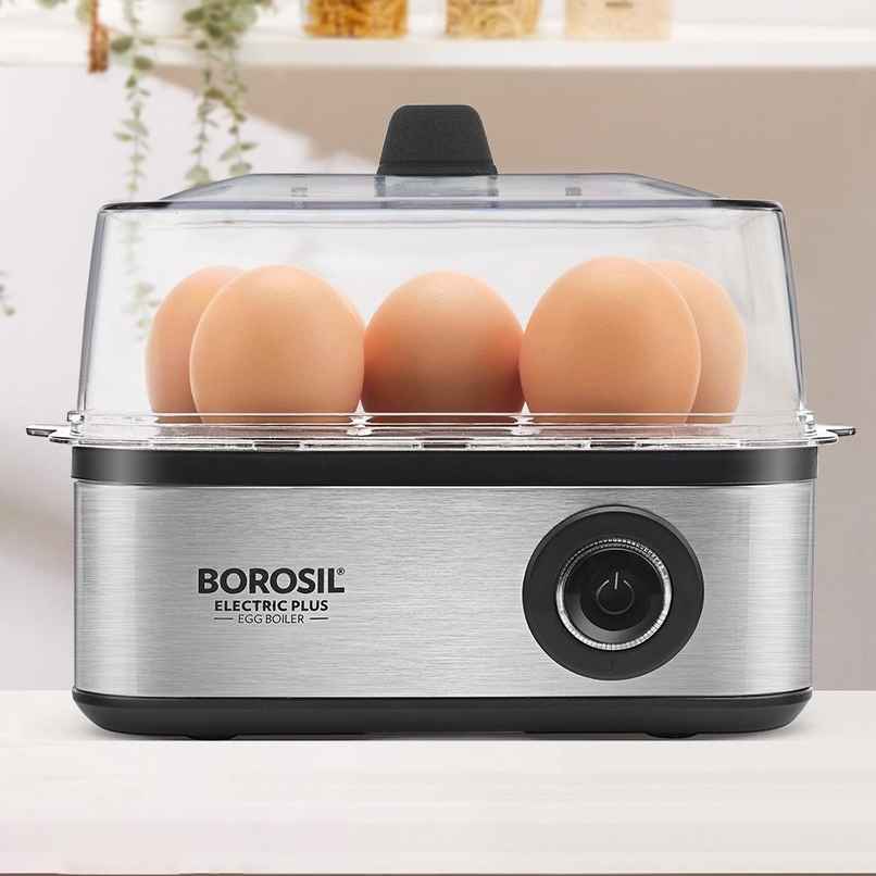 Borosil Electric Plus Egg Boiler | 8 Egg Capacity