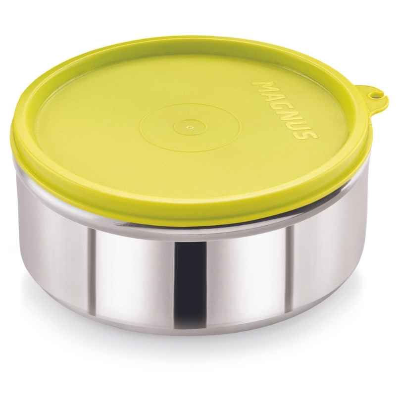 Magnus Stainless Steel Easy Lock Container - 400Ml | Leak-Proof Airtight & Bpa Free Magnus Stainless Steel Easy Lock Container - 400Ml | Leak-Proof Airtight & Bpa Free