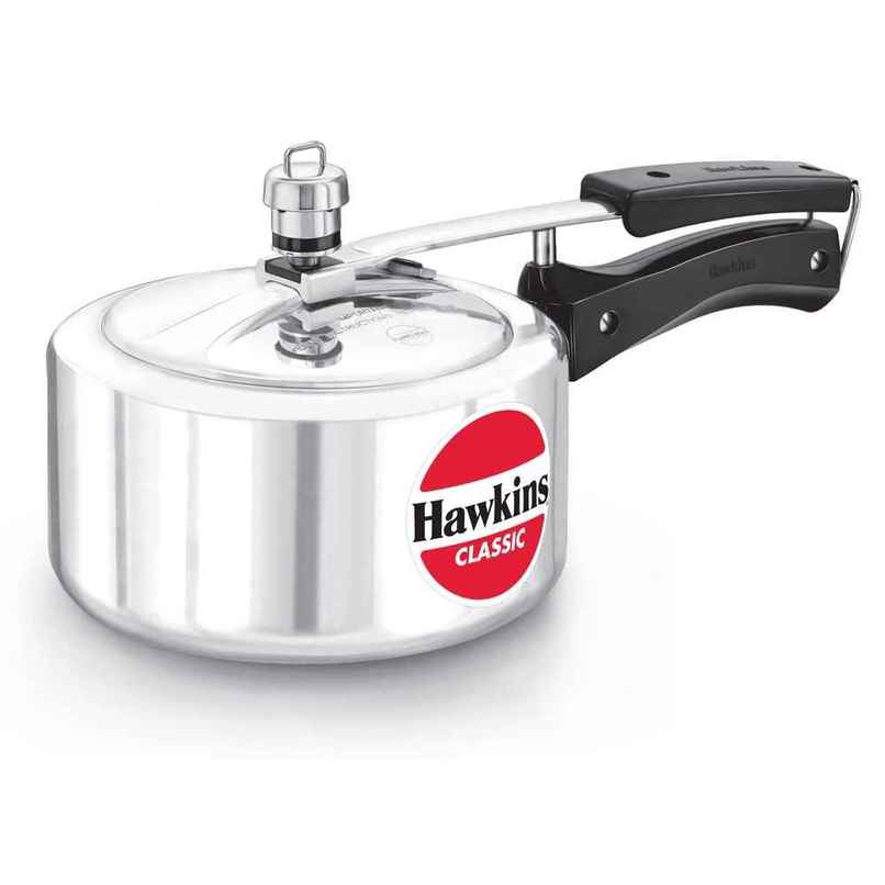 Hawkins 2 Litre Classic Pressure Cooker Best Inner Lid Cooker Small Cooker - Silver Hawkins 2 Litre Classic Pressure Cooker Best Inner Lid Cooker Small Cooker - Silver