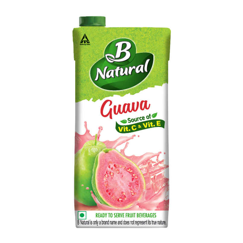 B Natural Guava Juice, Vitamin C & E