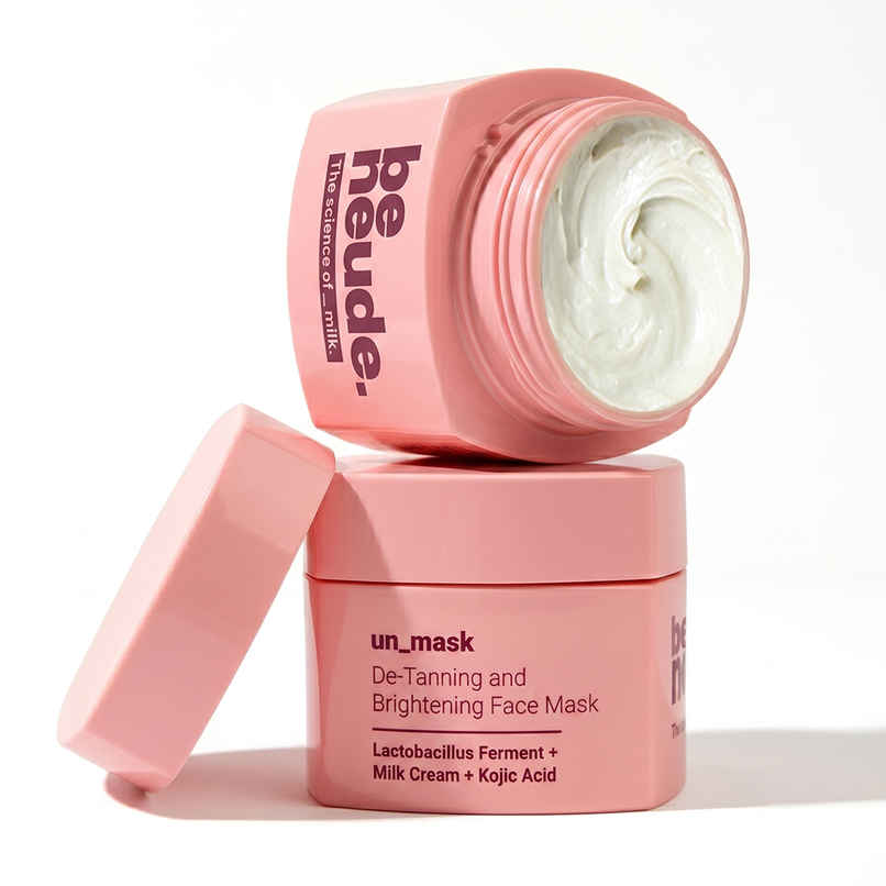 Be Neude Instant Detanning + Hydrating + Brightening Face Mask, Dry Skin Friendly | Unmask Be Neude Instant Detanning + Hydrating + Brightening Face Mask, Dry Skin Friendly | Unmask
