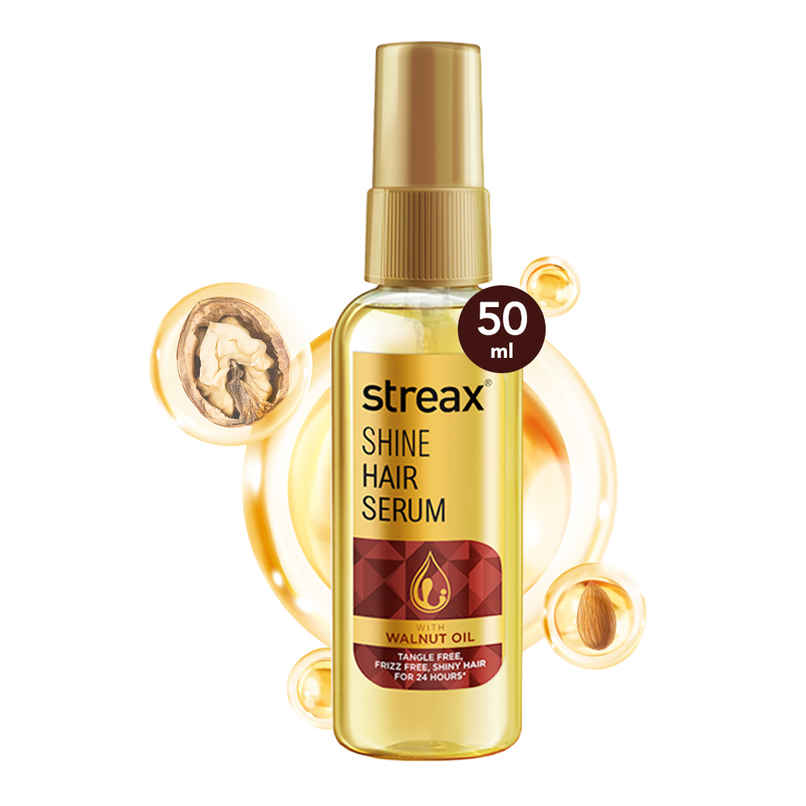 Streax Hair Serum vitalised with Walnut Oil Streax Hair Serum vitalised with Walnut Oil