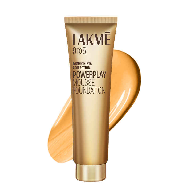 Lakme 9to5 Powerplay Mousse Foundation, Beige Vanilla Lakme 9to5 Powerplay Mousse Foundation, Beige Vanilla