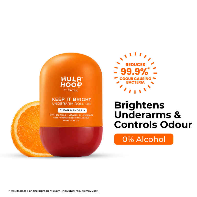 Foxtale Hula Hoop Keep it Bright Underarm Roll-On