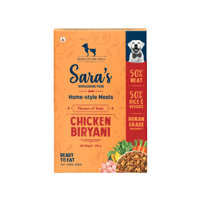 HUFT Sara's Wholesome Chicken Biryani Dog Wet Food HUFT Sara's Wholesome Chicken Biryani Dog Wet Food