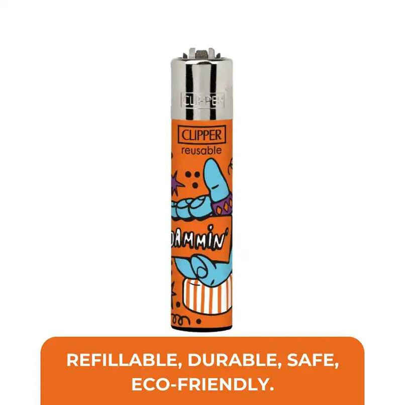 Clipper Lighters CP-11 | Refillable & Reflintable | Premium Quality | Assorted Clipper Lighters CP-11 | Refillable & Reflintable | Premium Quality | Assorted