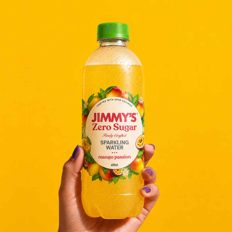 Jimmy's Zero Sugar Mango passion Sparkling Water