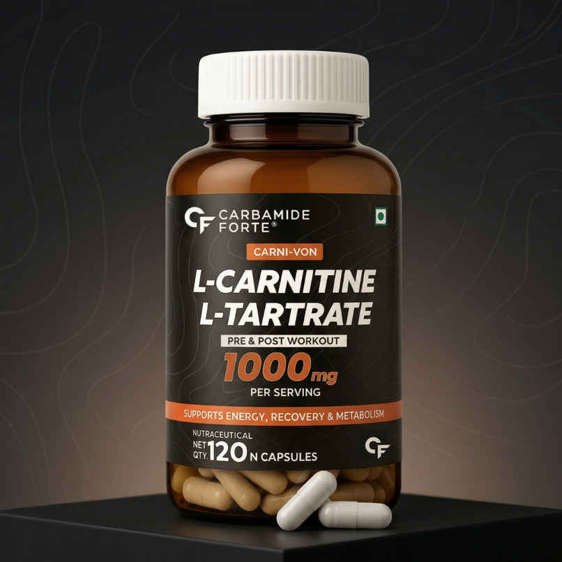 Carbamide Forte L carnitine Tablets For Men & Women | L-Carnitine Supplement To Support Energy